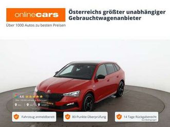skoda scala 1.6 tdi monte carlo aut led sky radar navi