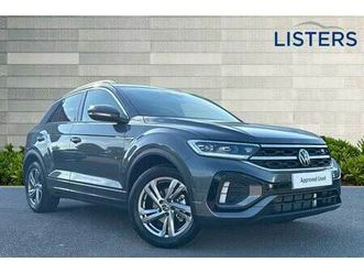 2025 volkswagen t-roc 1.5 tsi r-line 5dr dsg suv petrol automatic