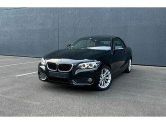 bmw 220i cabrio advantage ahk / rückf.kamera / leder