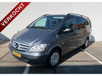 mercedes-benz vito 2.1 cdi 136pk ambiente automaat i marge i dubbel cabine i camera i trekhaak i navigatie i airco i cruise control i