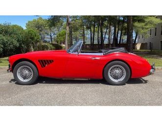 1963 austin-healey 3000 rouge manuel, 4 vitesses conduite...