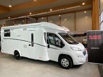 dethleffs trend 7057 /taksäng/b-körkort/långbädd/garage