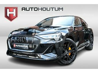 audi e-tron sportback - 55 quattro s-line 95 kwh 360° camera, head-up, el stoelen, leder