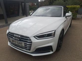 2017 audi a5 2.0 tfsi s line (190ps) cabriolet 2d tronic
