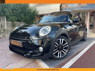mini hatch 3 portes f56 lci cooper s 192 cv automatique palette pack jcw tete haute camera toit ouvrant pano carplay cuir chauff