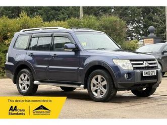 2008 mitsubishi shogun 3.2td elegance (168bhp) 4x4 5d auto