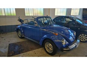 1977 volkswagen coccinelle cabriolet bleu manuel conduite...