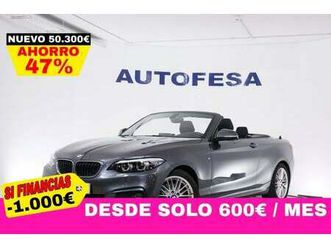 serie 2 220i cabriolet auto pack m 184cv 2p #navy,faros led,parktronic