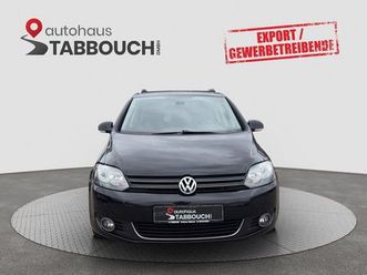 volkswagen golf plus style+pdc+tempomat+shz+klimatronic+iso