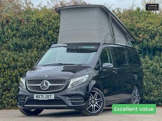 mercedes-benz v-class v300d amg line marco polo camper|4 belt|4 berth|kitchen|electric pop top