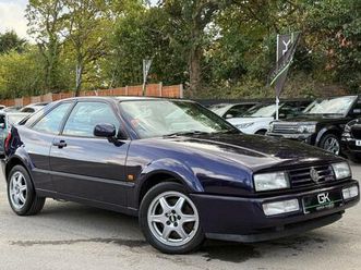1995 volkswagen corrado vr6 storm - one owner from new -mystic blue -only 16 left hatchback petro...