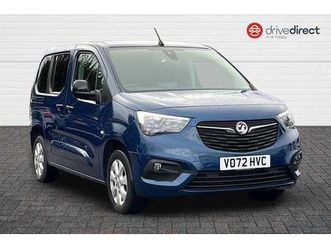 2022 vauxhall combo life 1.5 se (100ps)