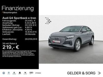 audi q4 sportback 35 e-tron 0,25%*matrix*virtual*19z*