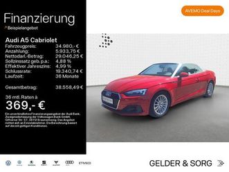 audi a5 cabriolet 40 tfsi qu. s-tronic*rfk*hud*navi