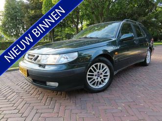 saab 9-5 estate 3.0t v6 se griffin 200 pk automaat youngtimer ecc cruisecontrol leer memory stoelverwarming stoelventilatie pdc lm velgen ***apk t/m 29-9-2026**