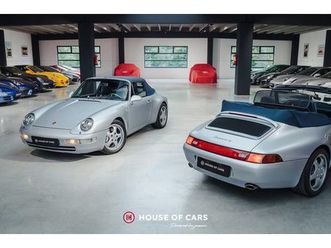 1995 porsche 911 / 993 carrera - 4 cabriolet manual - belgian - 21% vat