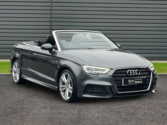 2017 audi a3 cabriolet 1.5 tfsi s line tronic