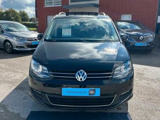 volkswagen sharan ii 2.0 tdi 150ch allstar 7 places – gps europe tactile / toit ouvrant panoramique / attelage amovible / radars av & ar / climatisation auto