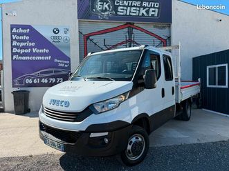 iveco daily double cabine benne 3.20 basculante 2.3d 136 ch garantie 6 mois