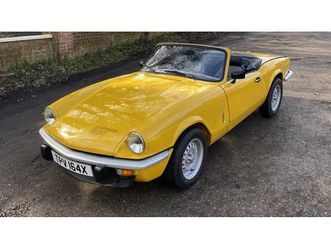 1980 triumph spitfire jaune manuel, 4 vitesses conduite à...