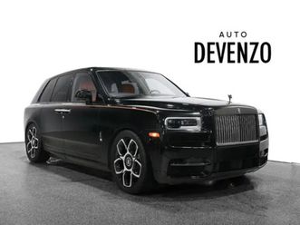 2021 rolls-royce cullinan black badge rear executive seating