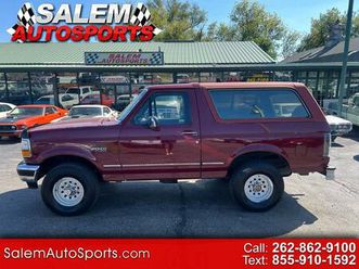 used 1993 ford bronco 2dr wagon xlt