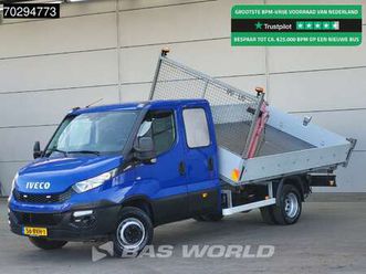 70c17 drie-zijdige 3.0l kipper 7-tons kraan dubbel