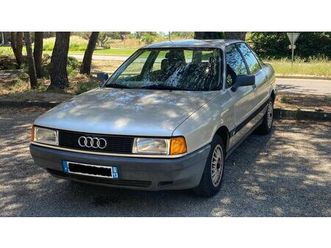 1989 audi 80 gris manuel, 5 vitesses conduite à gauche in...
