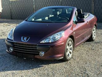 peugeot 307 cc cabrio 2.0 benzin 165 tkm tüv 09/2027 leder klima