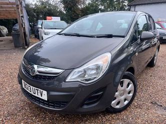 2013 vauxhall corsa 1.2 exclusiv 5d easytronic