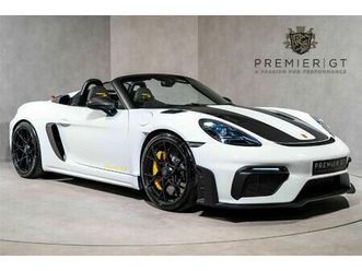 porsche 718 spyder rs pdk. weissach package. ceramic brakes. lift. bose.