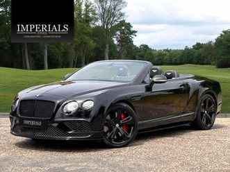 bentley continental 6.0 w12 gtc speed auto 4wd euro 6 2dr