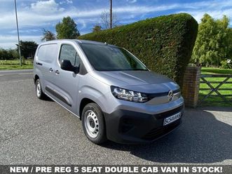 850 enterprise xl lwb 5 seat double cab van 1.5 blue hdi 100ps