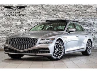 2024 genesis g80 2.5t advanced awd 300hp toit gps cuir mags clean c