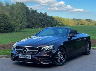 2.0 e220d amg line cabriolet 2dr diesel g-tronic+ euro 6 (start/stop) (194 ps)