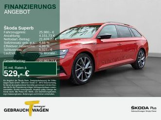skoda superb combi 2.0 tsi dsg 4x4 sportline matrix na