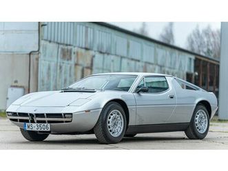 1973 maserati merak argent manuel, 5 vitesses conduite à...