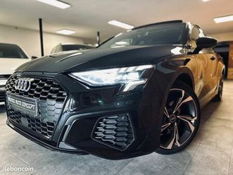 audi a3 sportback 35 tdi 2.0 150ch s-line s-tronic + toit ouvrant + carplay sans fil + camera de recul + garantie 12 mois