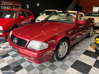 superbe et rare roadster mercedes r129 sl600 v12 6,0 bva, seulement 126 900 kms, nombreux frais récents