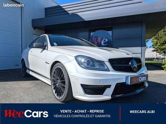 mercedes classe c coupe 6.2 63 amg 455 speedshift blackserie