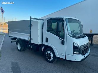 isuzu m27 3l 150cv génération 2 benne titan pto avec rehausse alu + coffre 2025 idéal paysagiste