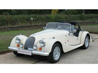 1992 morgan plus-8 blanc manuel, 5 vitesses conduite à dr...