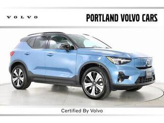 certified 2023 volvo xc40 recharge pure electric twin core