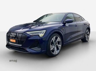 e-tron sportback 55 s line black edition
