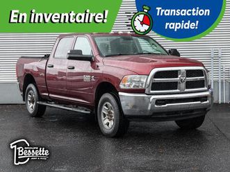 ram 2500 2018 st = diesel cummins = aucun carfax rapporte = bas km !!
