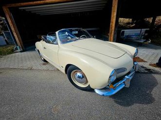volkswagen karmann ghia typ 14 cabrio h zulassung