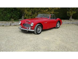 1958 austin-healey 100-6 rouge manuel, 4 vitesses conduit...