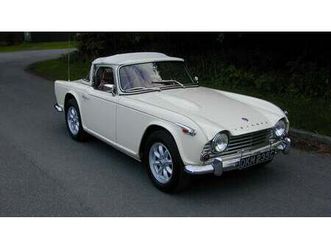 1965 triumph tr4a irs surrey top - fast road spec -(rhd - uk car) a vendre