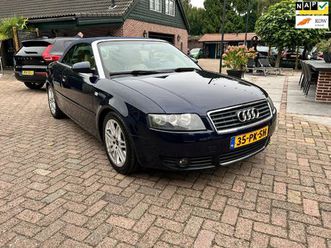 audi a4 cabriolet 2.4 v6 pro line cabrio automaat nieuwe apk tot 10-2026