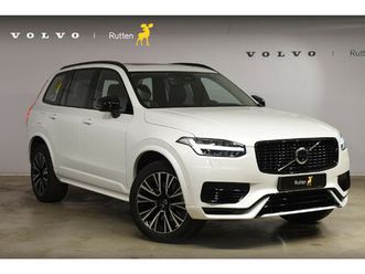 volvo xc90 t8 455pk automaat plug-in hybrid awd ultimate dark / bowers & wilkins / luchtvering / head up display / 360 camera / massagestoelen / gelaagde zijrui